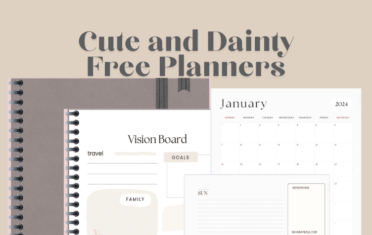 Free Monthly and Weekly Planners A5 for IPad 2024